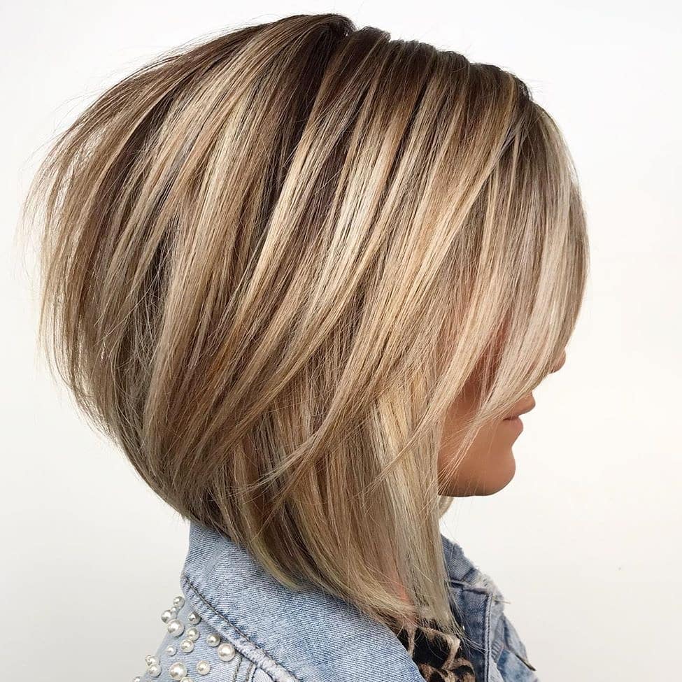 Simple Short Straight Bob Haircut - Women Short Hairstyle for Thick Hair