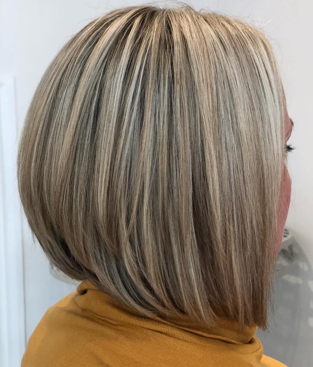 Sleek Rounded Inverted Bob