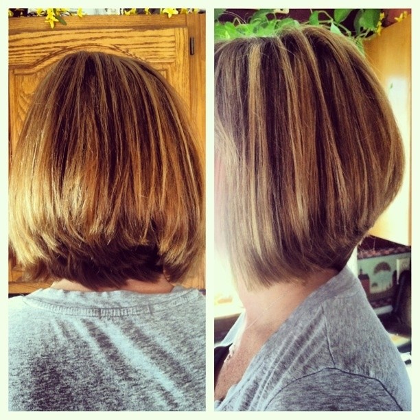 Straight Long Bob Hairstyles Side and Back View