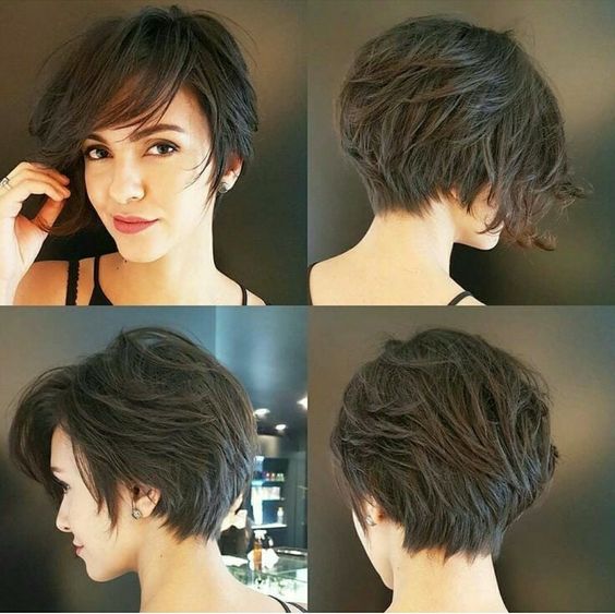 Stylish Messy Short Hairstyle Ideas - Women Short Haircut