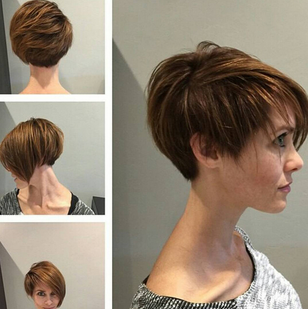 Trendy Asymmetrical, Short Hairstyle - Popular Short Hair Cuts 2015 - 2016