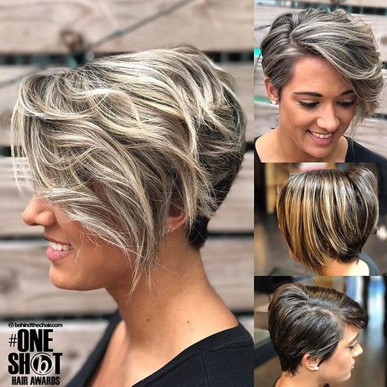 Trendy Balayage Short Hairstyles and Haircuts - Short Hair Color Ideas