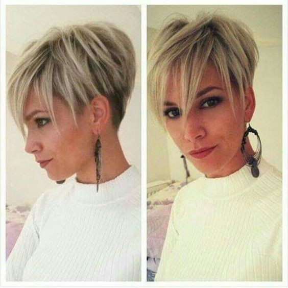 Trendy Women Hairstyles - Long Pixie Haircut for Fine Hair