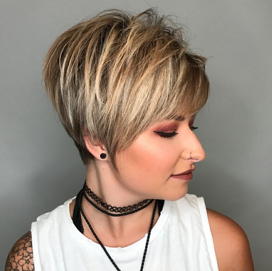 Women Short Haircut for Thick Hair, Short Hairstyle Trends