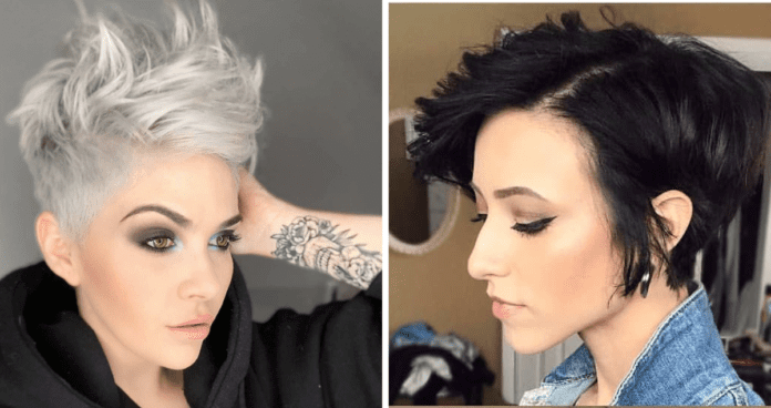 10 Asymmetrical Short Pixie Haircuts & Hairstyles