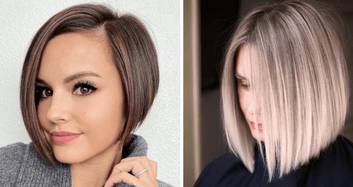 10 Short Bob Hairstyles with Cool Colors and New Patterns