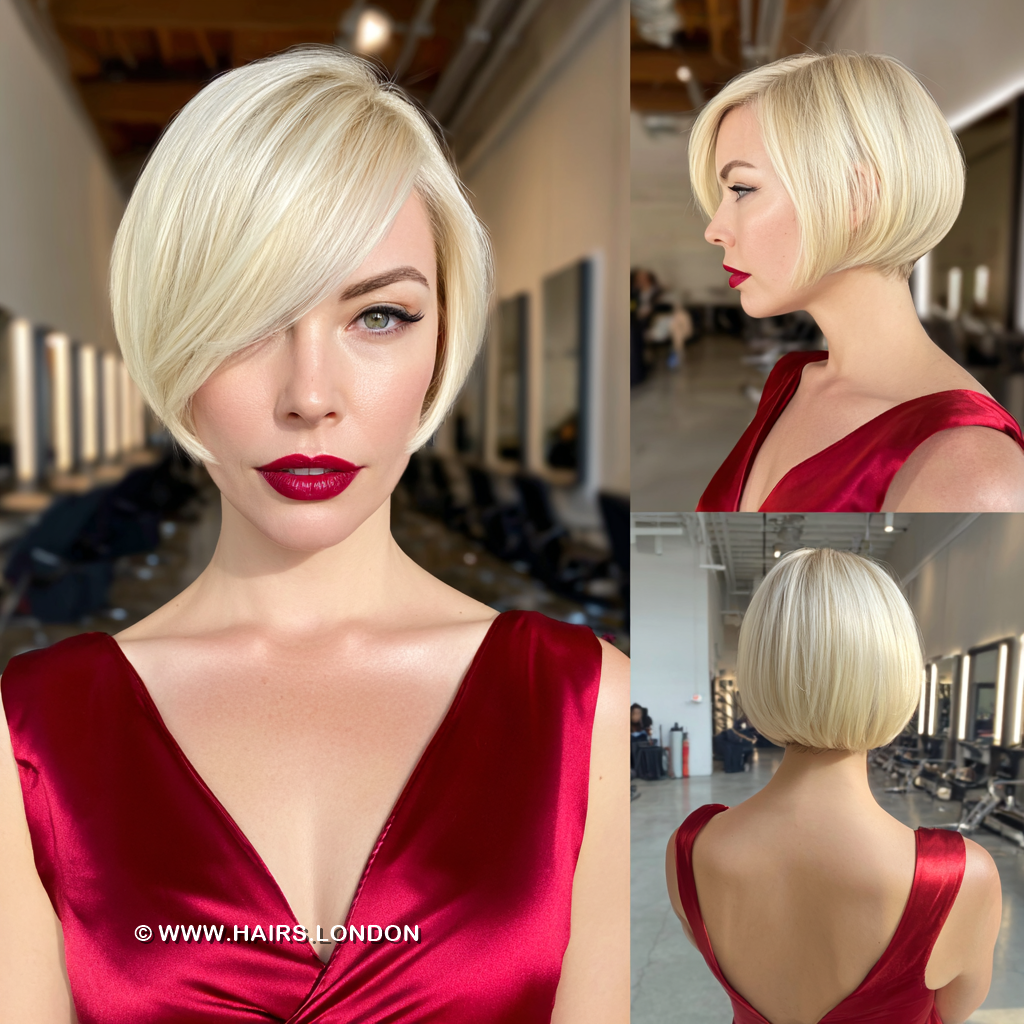 Creamy Platinum Blonde Hair
