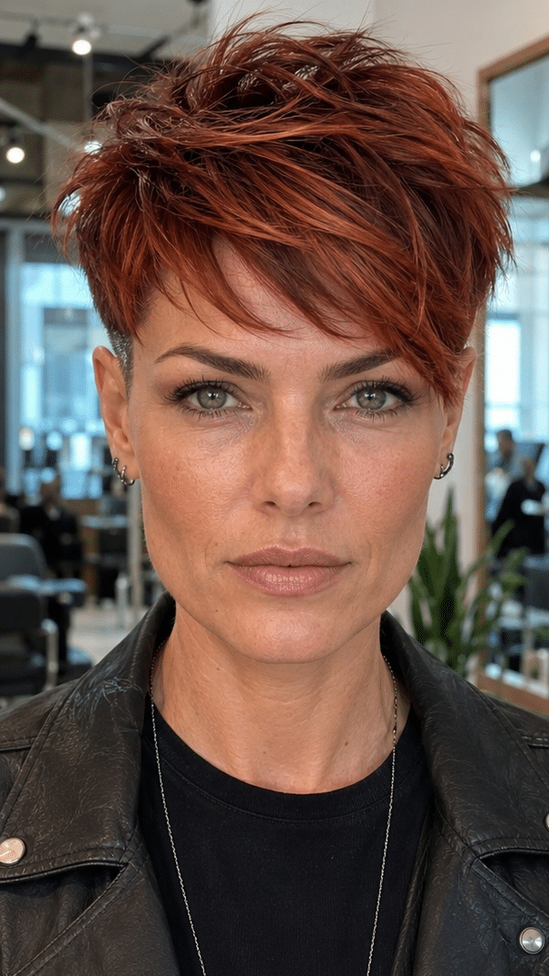 Burnished Copper Ember Hair