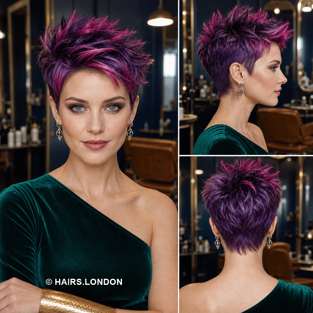 Electric Amethyst Magenta Hair