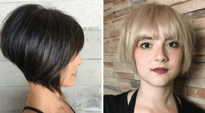 Asymmetrical Bob, Blonde Hairstyles, Long Bob, short hair, Stylish women’s hairstyles, Wavy Bob