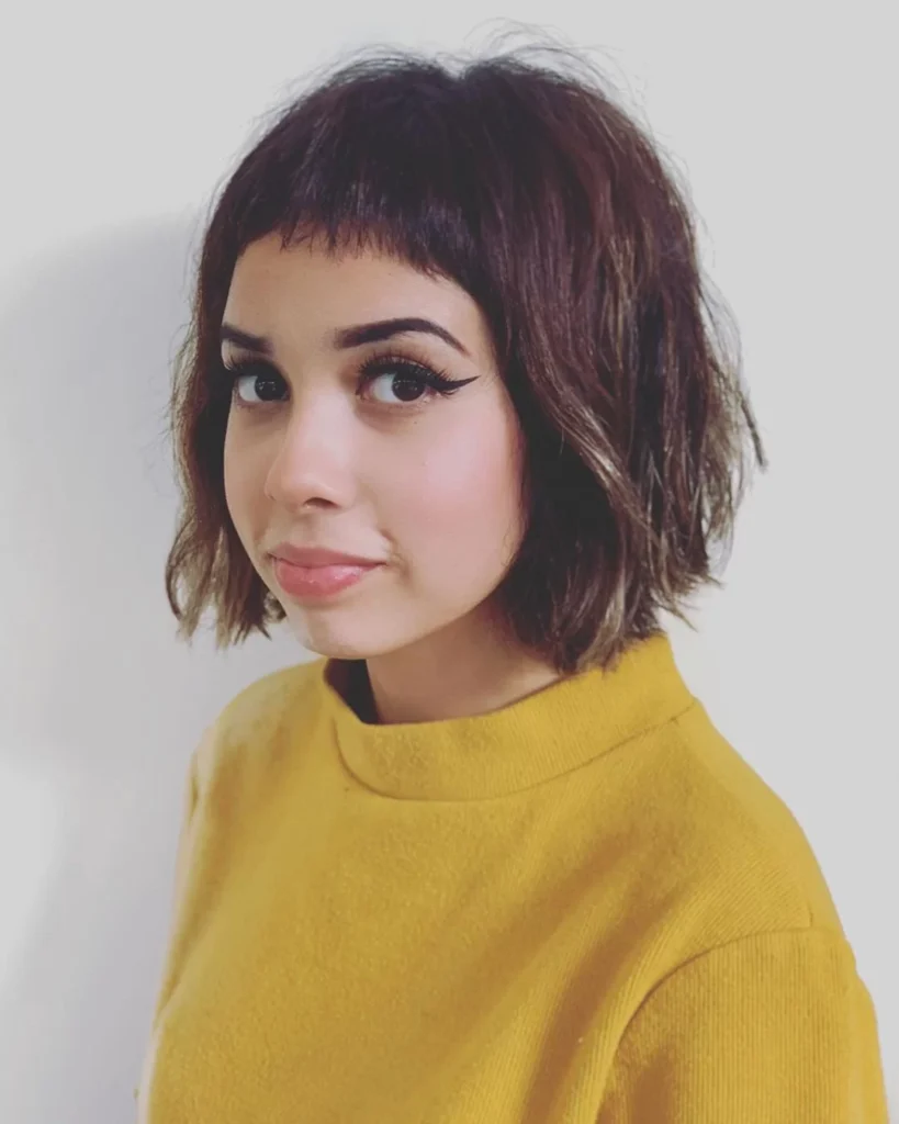 Bob With Super Short Fringe