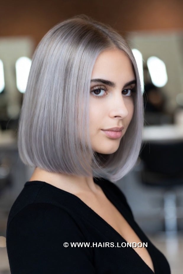 Icy Pearl Silver Hair