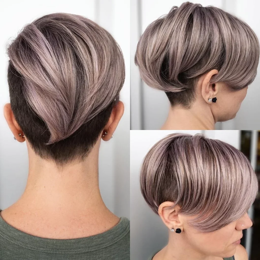 Icy Purple Undercut