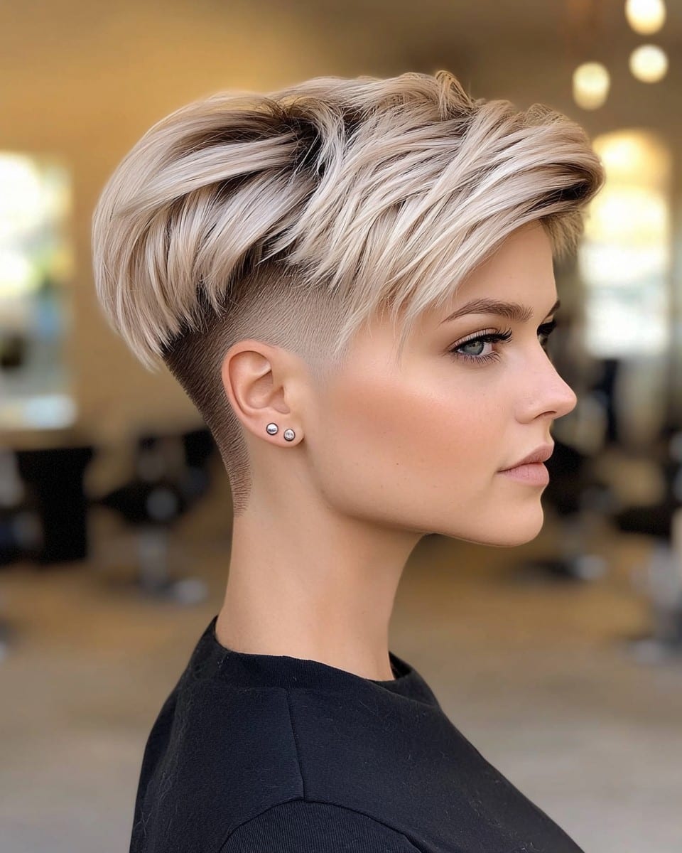 Modern Undercut Bowl Pixie