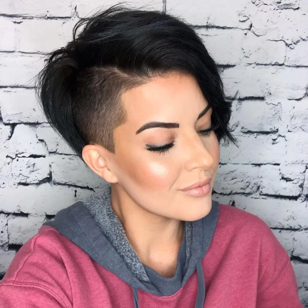 Shaved Asymmetrical Pixie