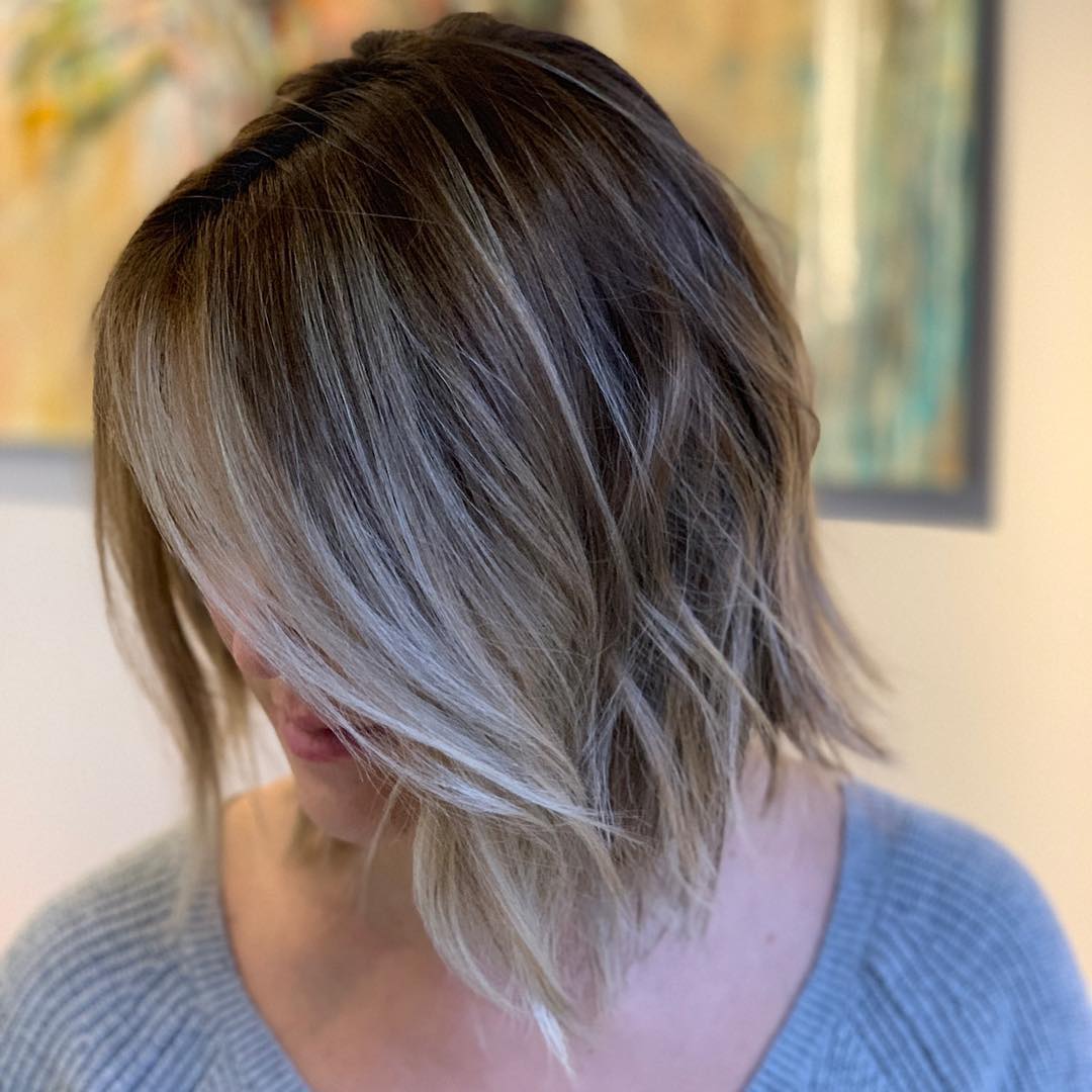 Ash Toned Balayage