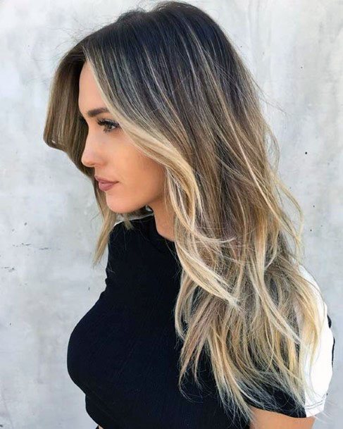 Classic Dark To Light Balayage Women