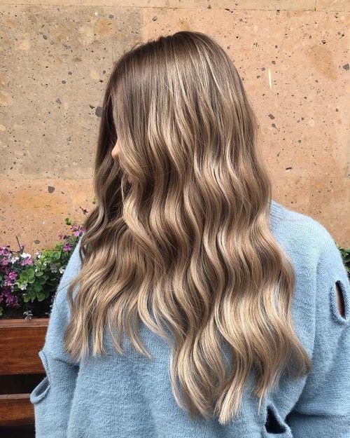 Dark Blonde Balayage