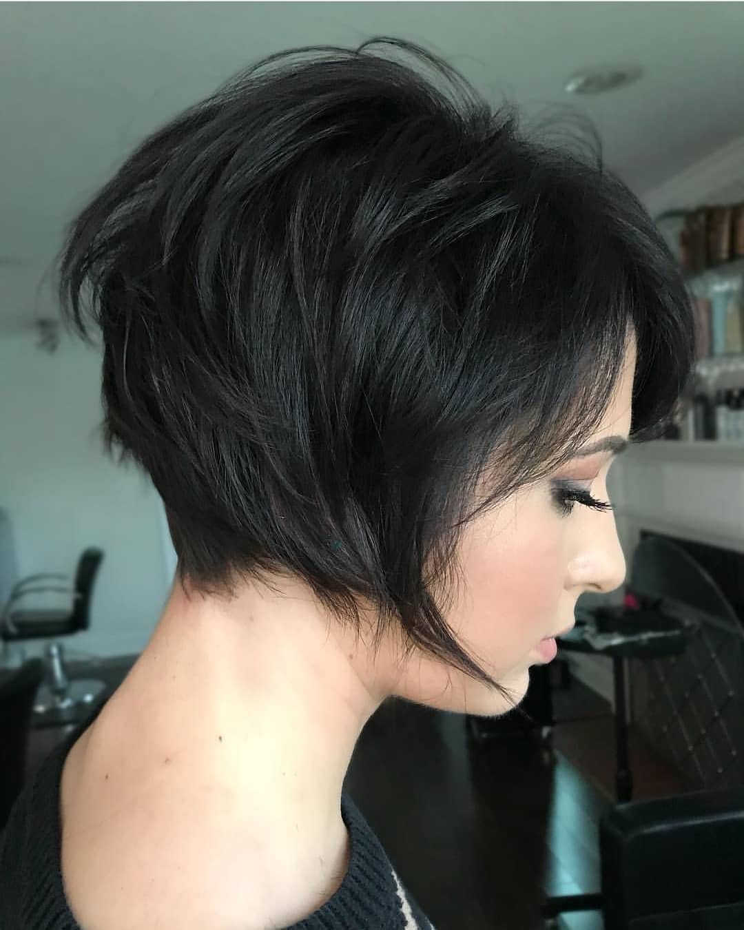 Modern Short Bob Haircut, Easy Short Hair Styles for Women, Girls