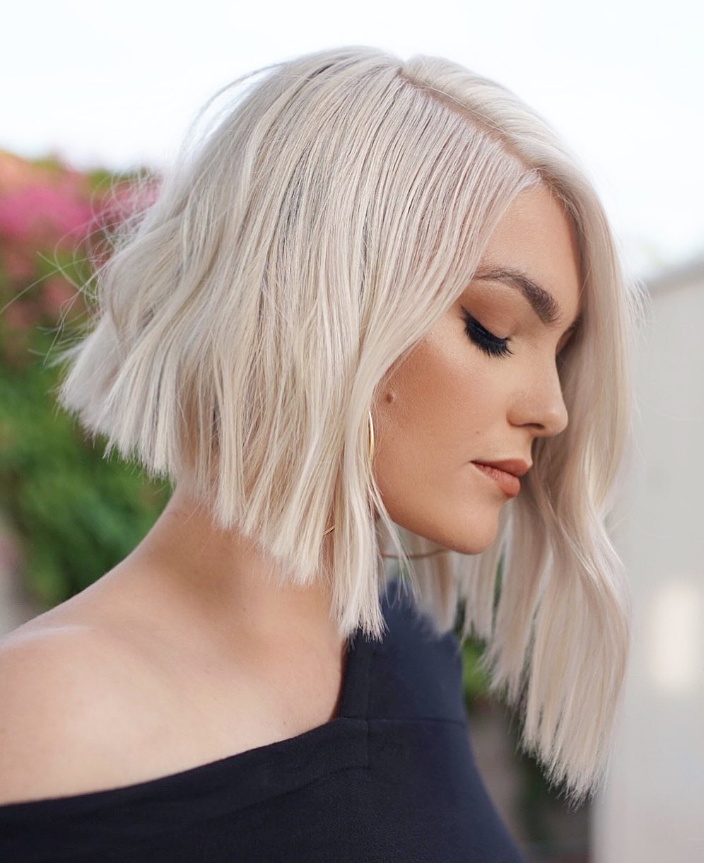 Severe Cut for Platinum Hair