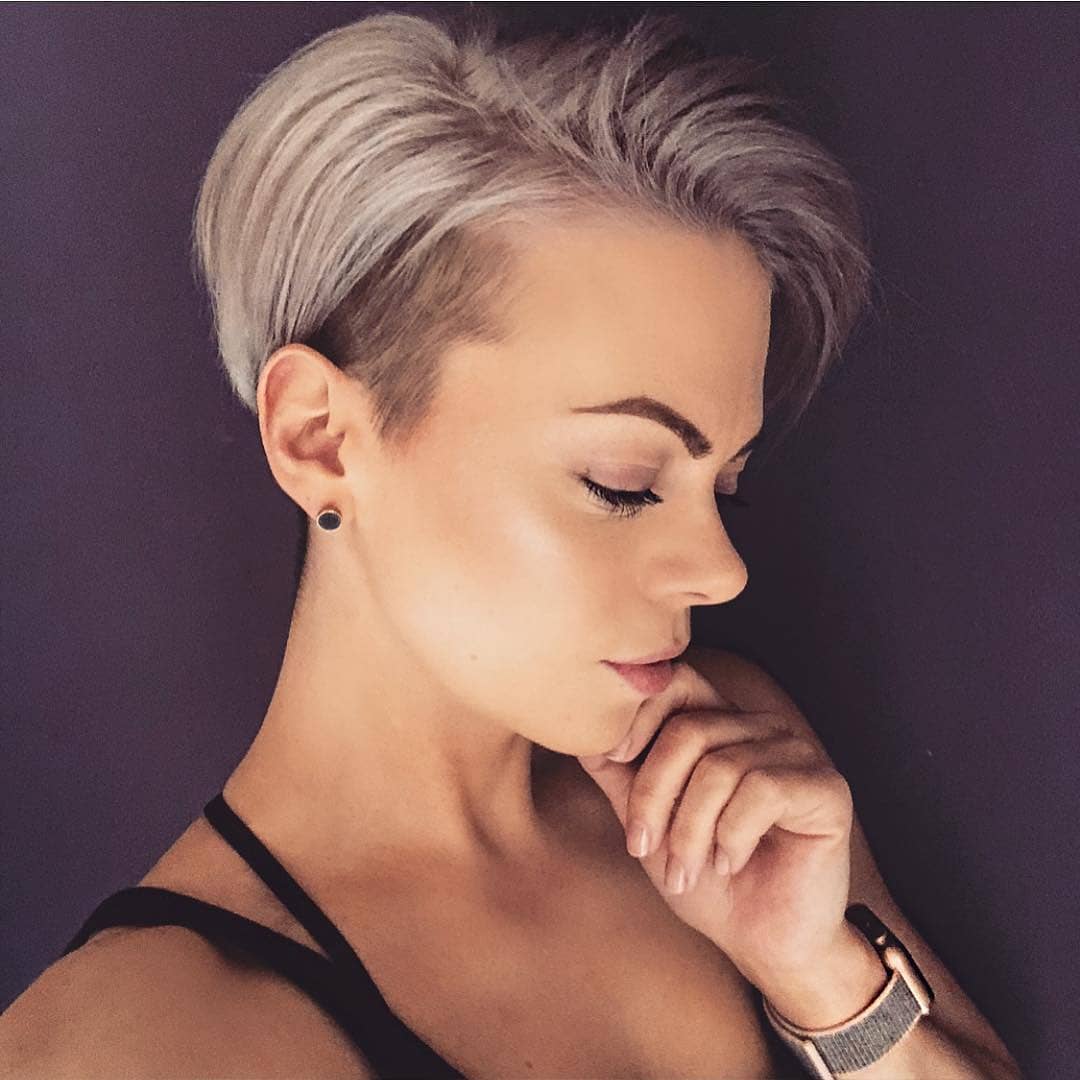 Stylish Asymmetrical Short Pixie Haircuts and Hairstyles, Women Short Hair Style Ideas