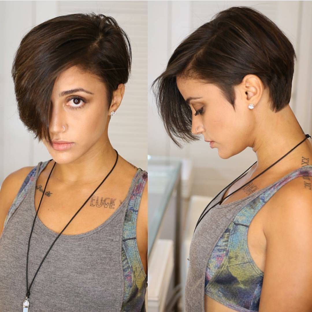 Stylish Long Pixie Haircuts for Women - Short Hairstyle Designs