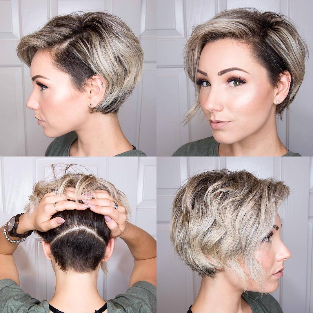 Cortes de pelo largos y elegantes de Pixie para mujeres - Diseños de peinados cortos