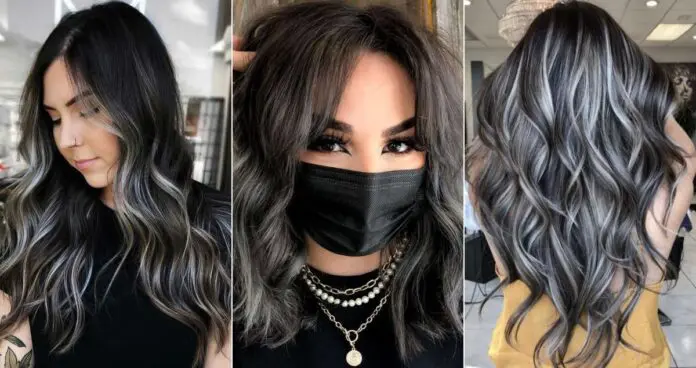 30-Gorgeous-Grey-and-Silver-Highlights-on-Black-Hair