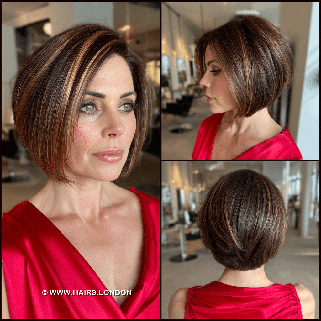 Warm Chestnut Highlighted Hair