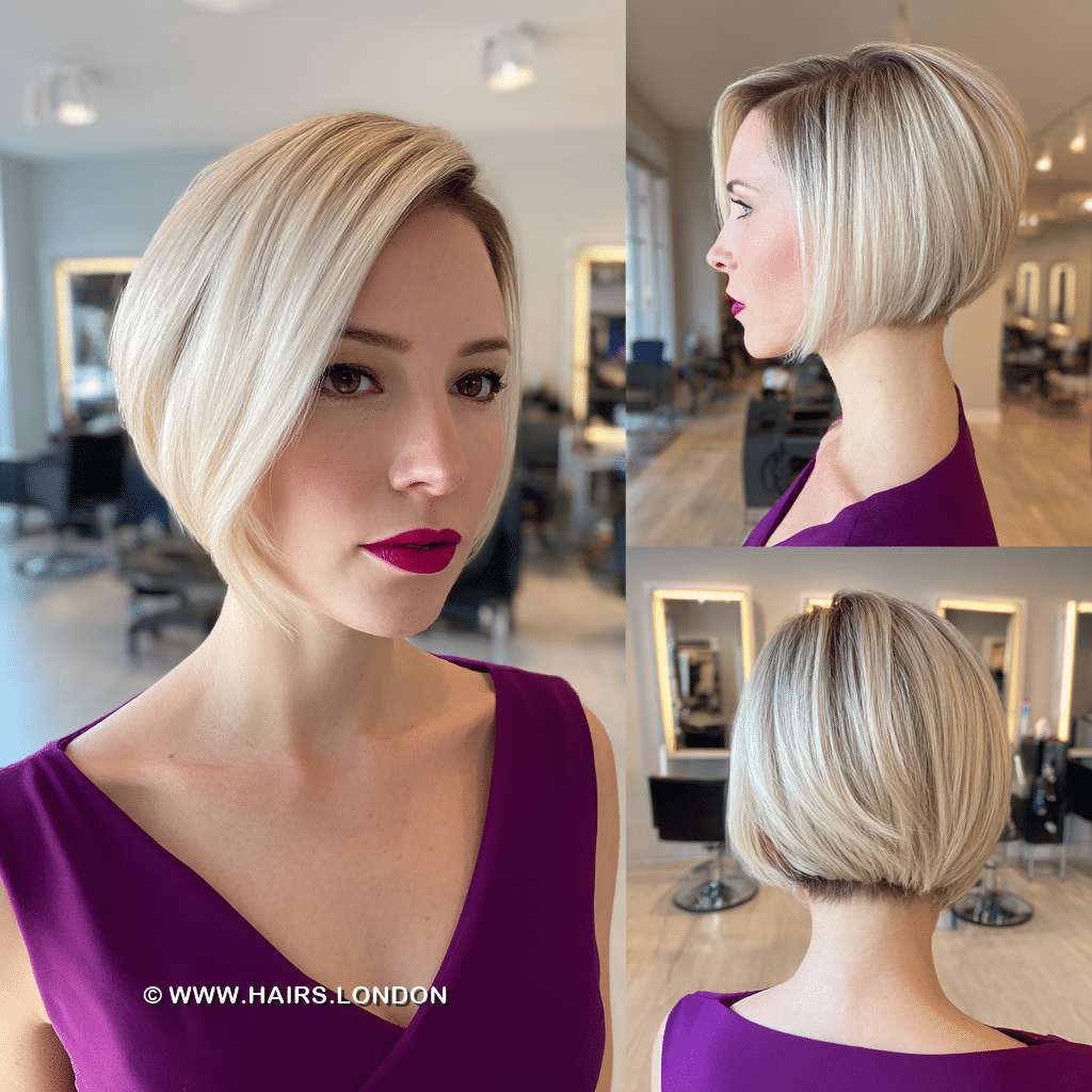 Icy Champagne Blonde Hair