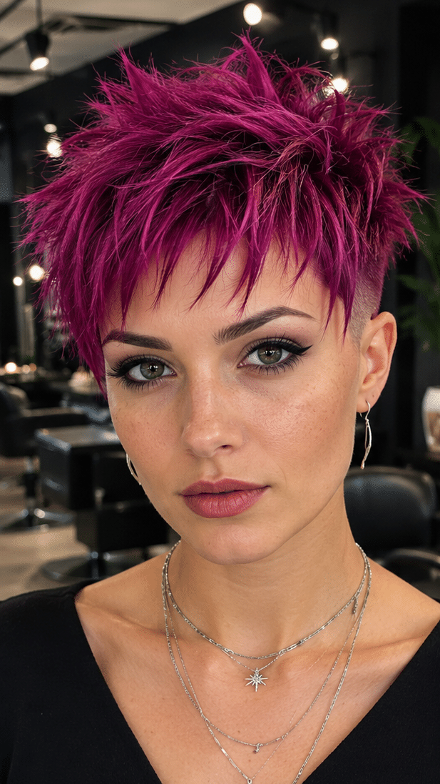 Electric Fuchsia Rebel Hair