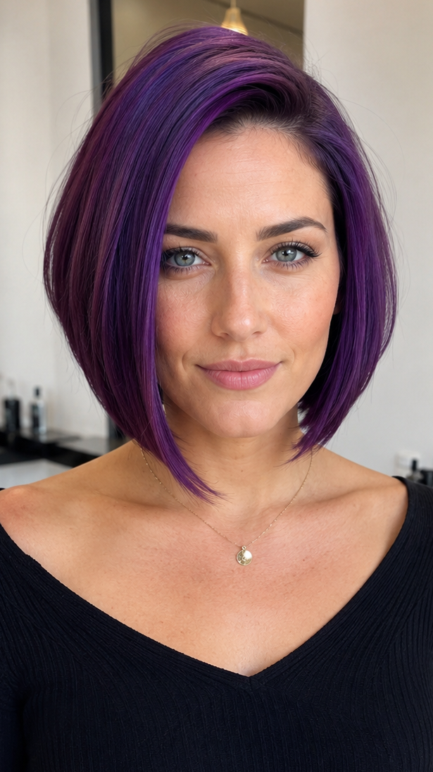 Royal Amethyst Glow Hair