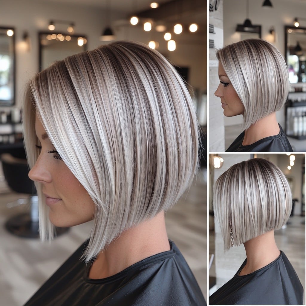 Ash Blonde Bob Hair