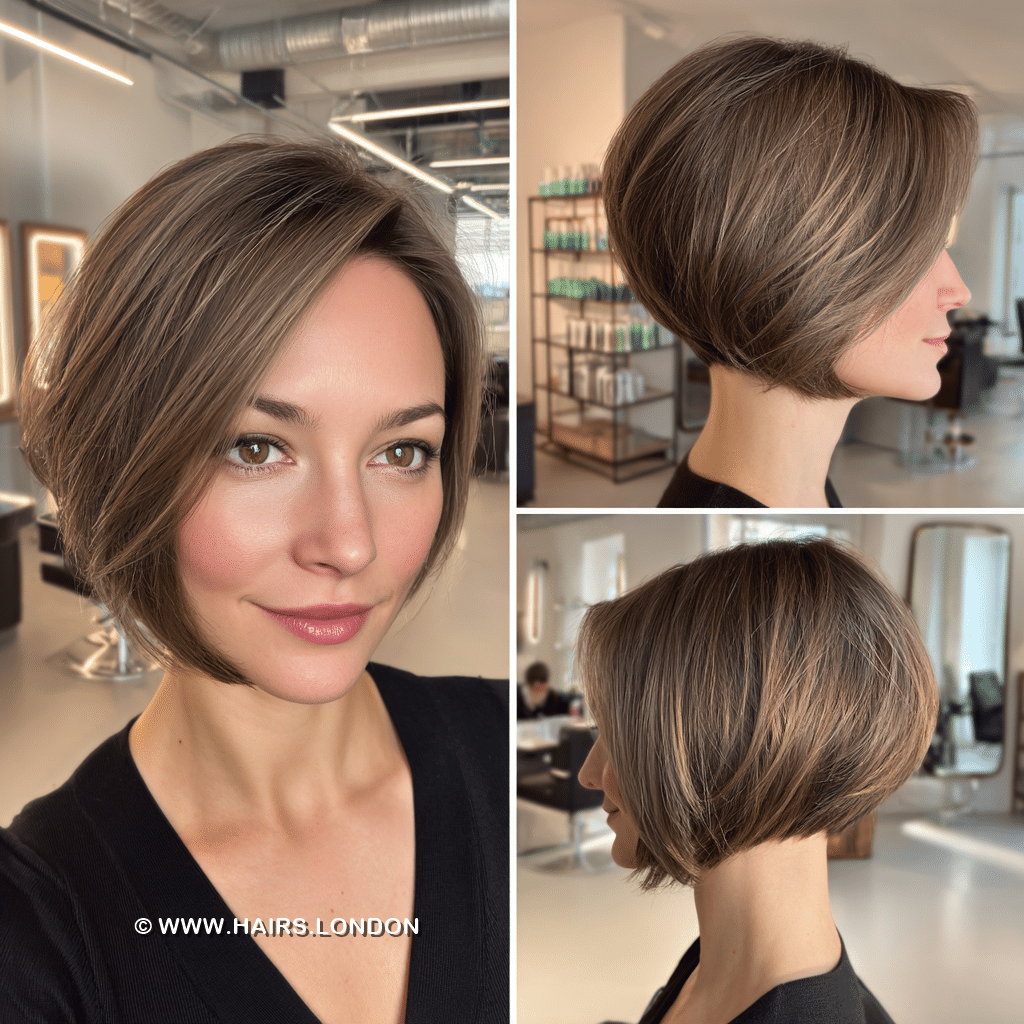 Soft Mushroom Brown Hair