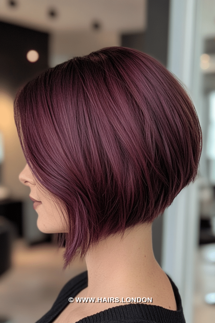 Velvety Mulberry Plum Hair