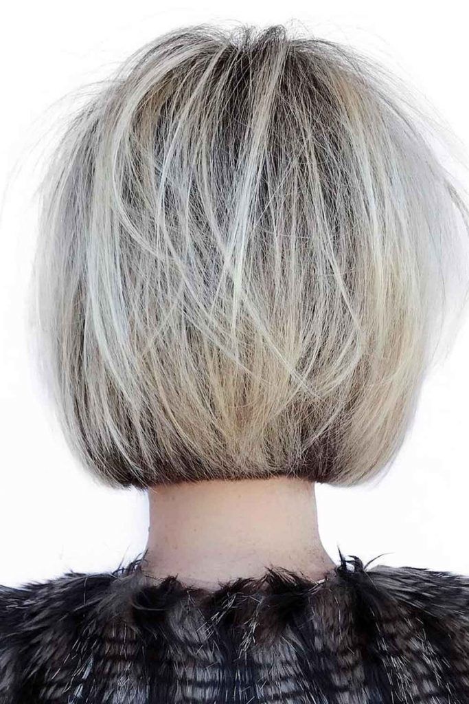 Angled Greyish Bob