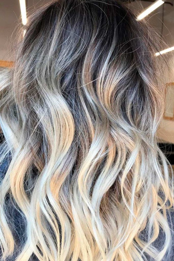 Ash Blonde Lowlights and Highlights