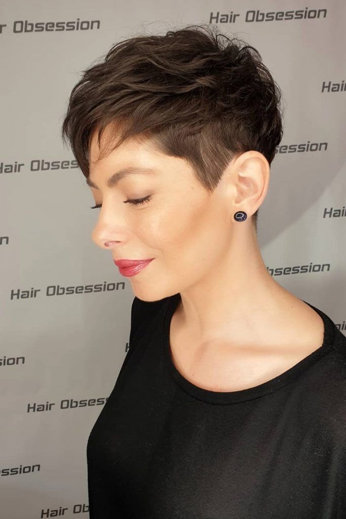 Asymmetrical Short Pixie Cut