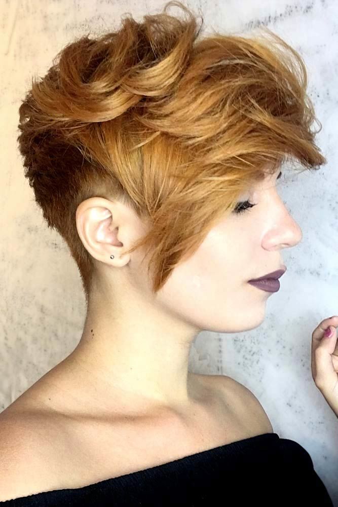 Peinado Auburn Shaggy Pixie #pixiecut #haircuts