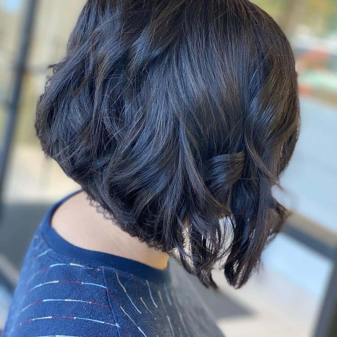 Black Color Bob Hairstyles 