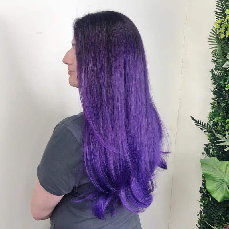 Black To Purple Ombre 3