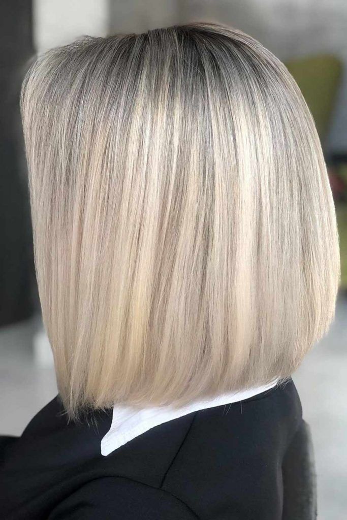 Blunt Bob Haircut Blonde #bob #bobhaircuts