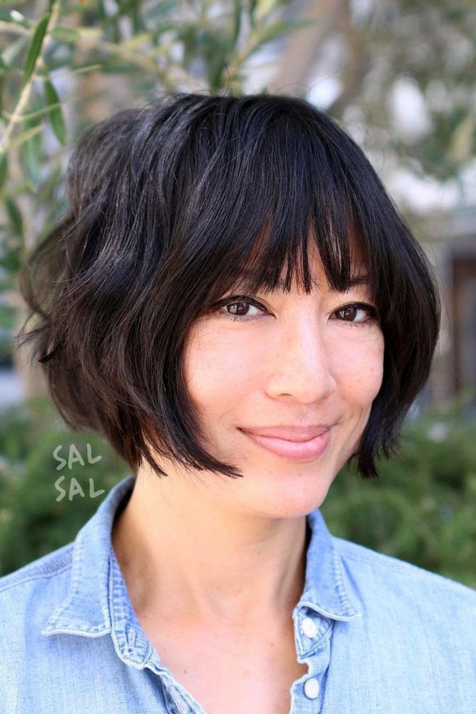 Bob Hairstyle With Bangs