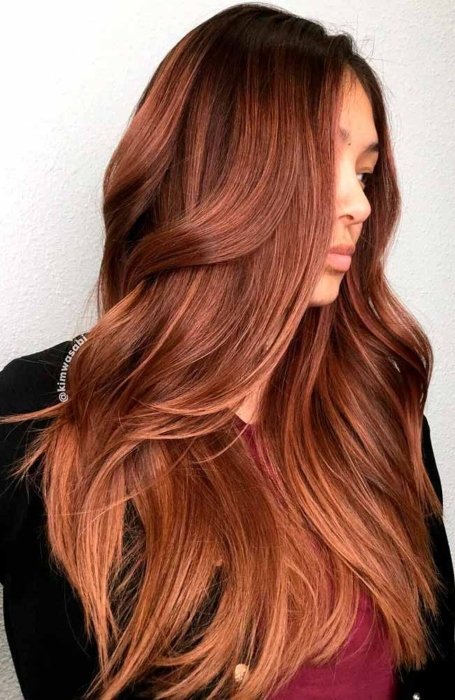 Caramel Auburn Hair Color