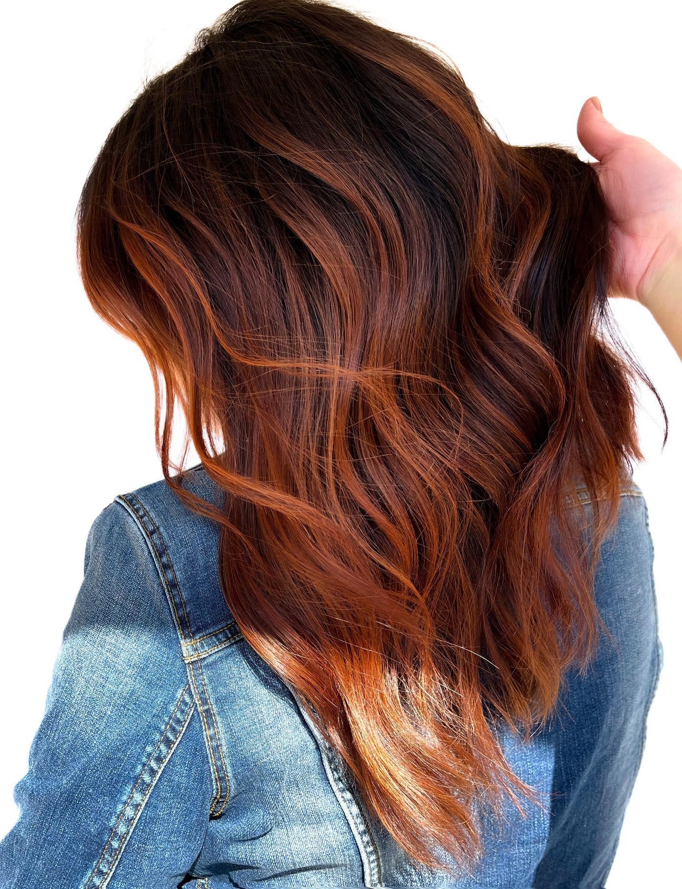 Chesnut Hair Color on Long Bob