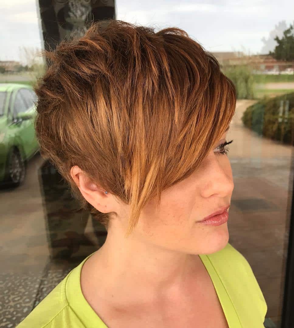 Choppy Copper Red Pixie