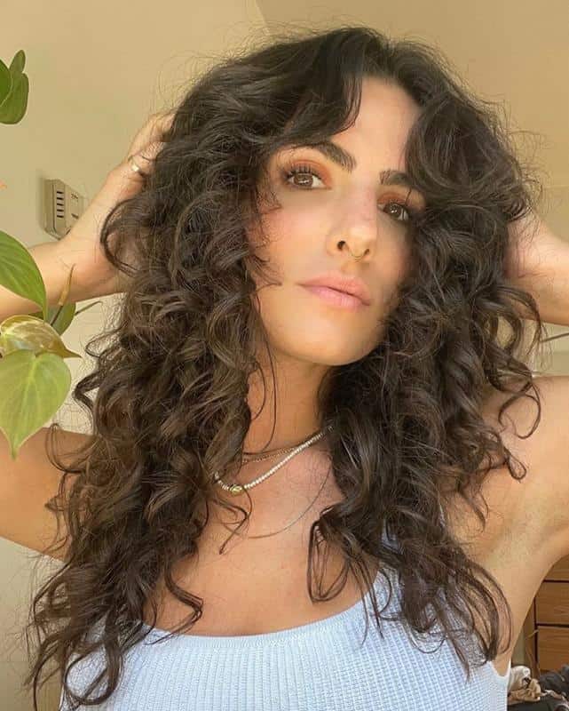 Curly Layered Hair 3