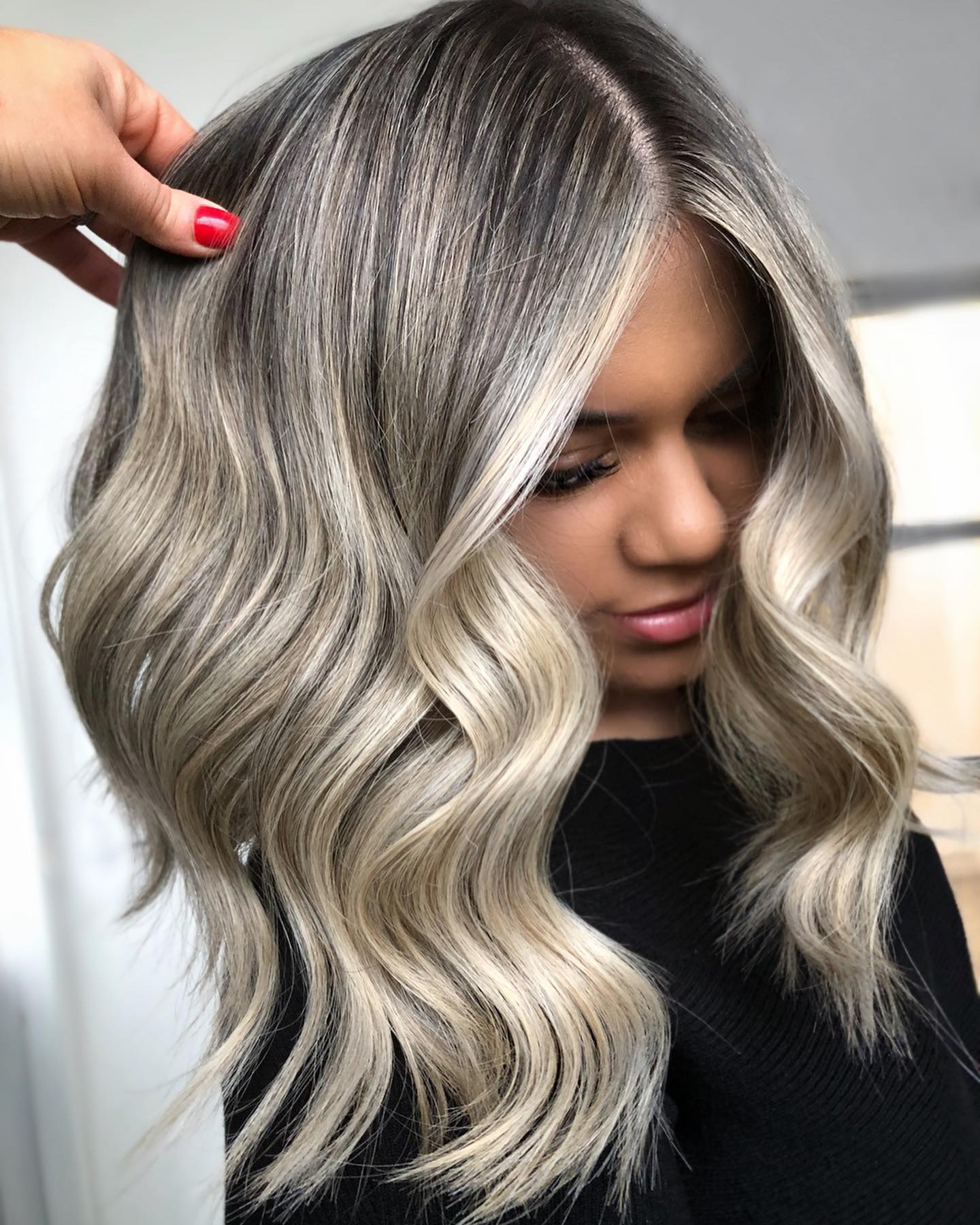 Dark Platinum Blonde Hair Color