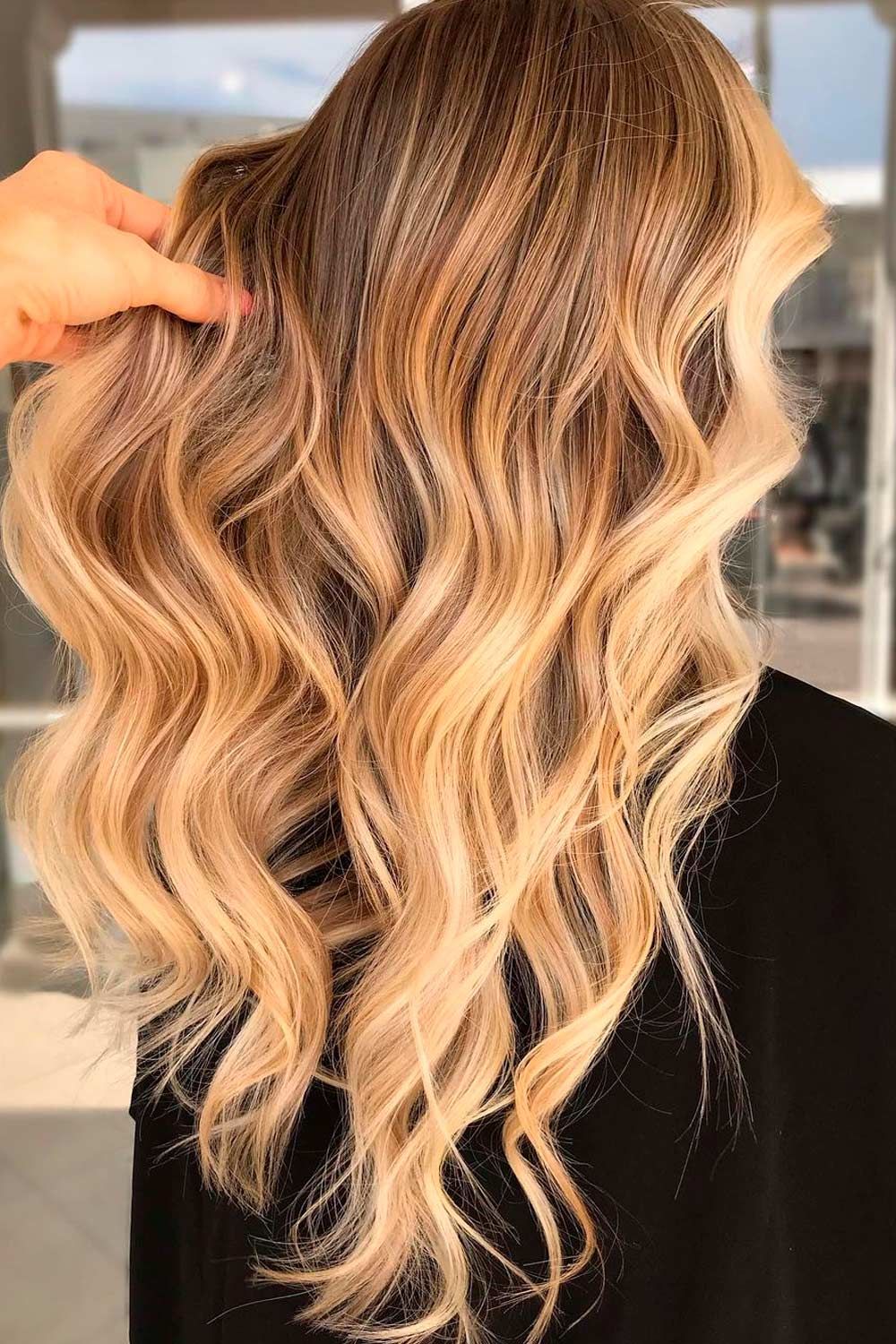 Dirty Blonde Ombre Hair With Long Layers