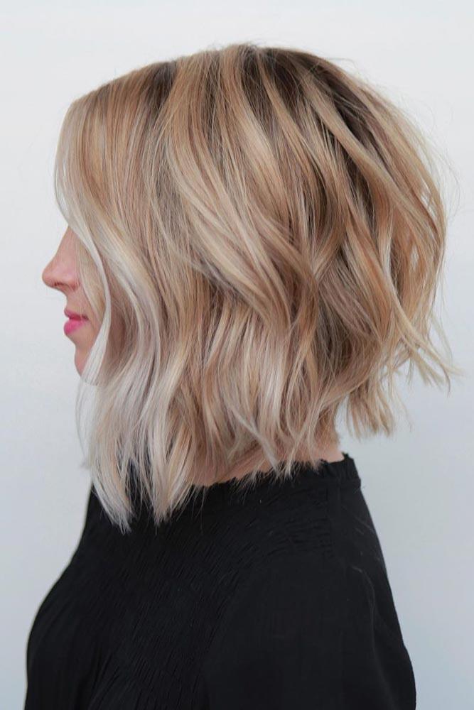 Edgy Layered Bob #bobhaircut #stackedbob #haircuts